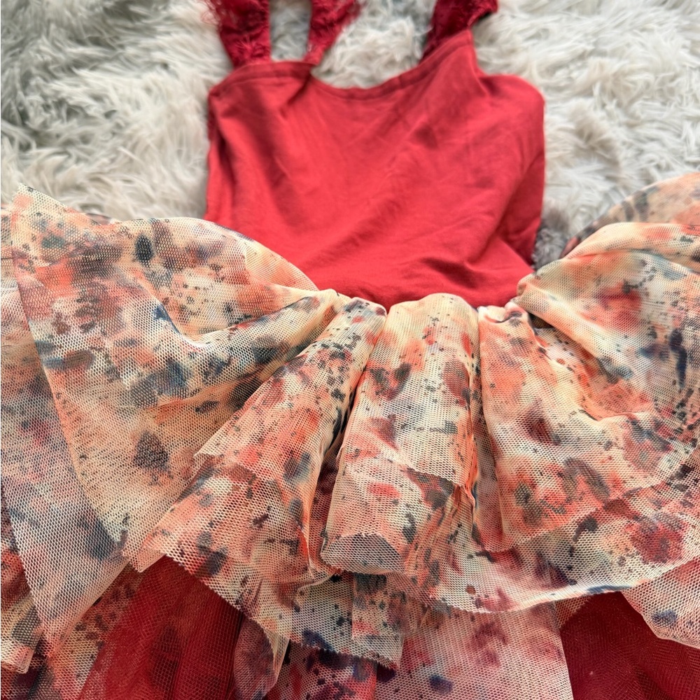 Toddler Girl Bamboo Lace Dress - Picture 2 of 5